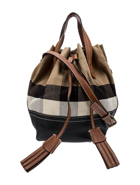 burberry heston bucket bag|Burberry Heston Bucket Bag w/Pouch .